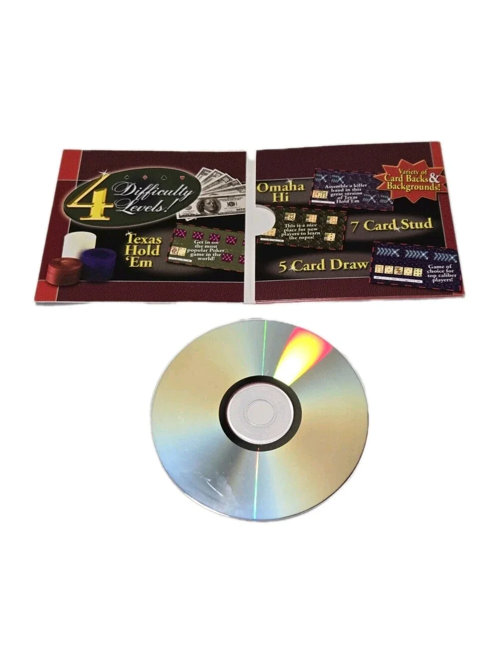 Lot Of 3 CD-ROM Games Colectors Edition, Poker Master, Solitaire Master EUC